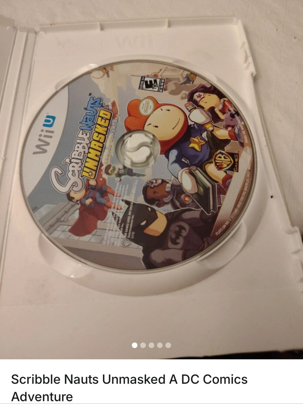 Scribblenauts Unmasked: A DC Comics Adventure - White Game Disc